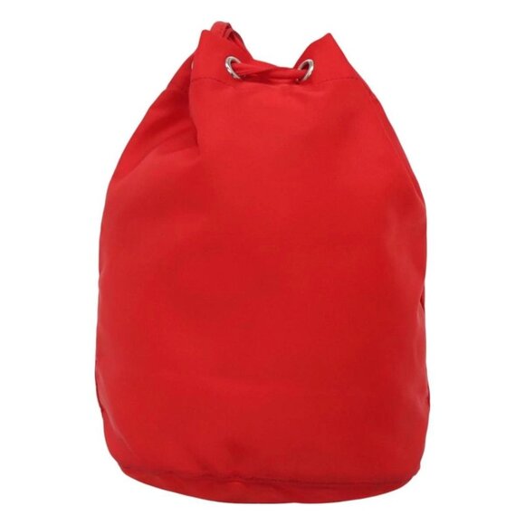 PRADA Pouch Nylon Red Silver Auth BA2656 - Picture 2 of 16